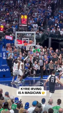 On THREE defenders 😤 #KyrieIrving #Mavs #NBA #ESPNNBAPlayoffs 