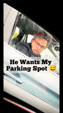 He Wants My Parking Spot🙂 #parking #reaction #funny 