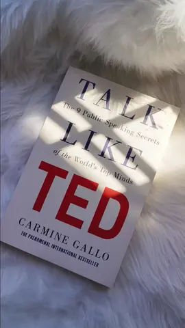 TALK LIKE TED 🫶🏻 GREAT BOOK ✨ #talkliketed #book #BookTok #books #bestselling #greatbook #talk #storytelling #Carminegallo 