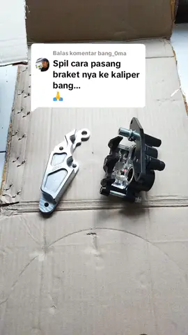 cara pasang breket ARM ke kaliper 2 piston piringan cakram 260mm #breket #kaliper #piringancakram #rem #arm #vario #kalipernissin 