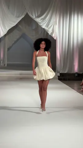 Who’s ready to shop this look in our Wedding Party collection on 2nd May?🤌 #ohpolly #ohpollydress #outfitinspo #bubblehem #fashionshow #Runway #minidress 