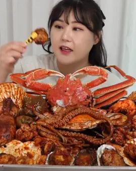 Mukbang spicy seafood (Yt:G-NI) #gni #seafood #spicyseafood #mukbangeatingshow #mukbangkorea #asmrfood #fyp #mukbangvideo #mukbangasmr 