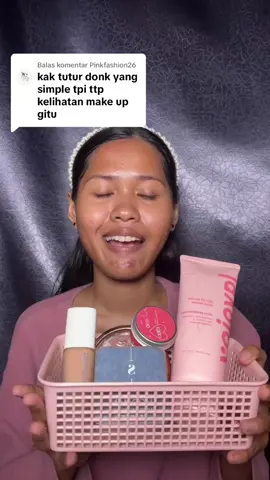 Membalas @Pinkfashion26 jangan bosen bosen yah temenin aku belajar makeup bareng 🥹🫶 mohon maap bgt kalo masih banyak kurangnya karna aku sendiri ge lagi berusaha belajar supaya bisa bikin look yg lain😭🙏🏻#kulitkering #bodycare #kulitkusam #sartikamadonaviral #sartikamadona #fyp #viralvideo #tutormakeupsimpel #tutormakeup 