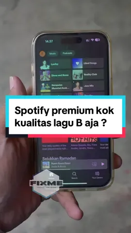 Udah punya spotify premium , tapi kualitas lagu kok biasa aja ya ? . #spotify #music #tips #Tech