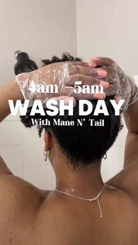 I did this in exactly 1 hour 🫣 @manentailequine  - • • This shampoo and conditioner made it easy for me to wash my hair so early in the AM⛅️ As you can the shampoo lathered up pretty good,which is a gold star for me. The conditioner also made it really easy to detangle as well! This shampoo and conditioner is also Biotin infused! Biotin is an essential vitamin that helps with the production of keratin (a protein that’s in charge of forming nails, skin and hair).  Detangling Brush: @tangleteezer  - • • • #biotin #biotininfused #shampoo #conditioning #washday #repair #replenish #conditioner #washdayresults #washdayroutine #am #naturalhaircare #naturalhairgrowth #mytype4hair #4b #4cnaturalhair 