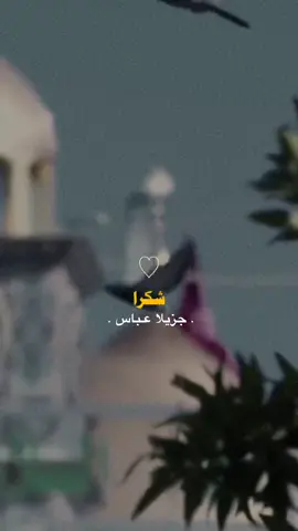 شكرا جزيلا عباس🤎.#تيم_احفاد_الامام_العباس_ع #تيم_مصممون_رايات_الطفوف 