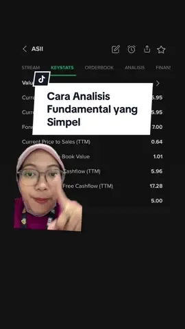 Replying to @F Cara analisis fundamental perusahaan yang simpel! #investasisaham #belajarsaham #sahampemula #fundamentalsaham #fiturstockbit #stockbit 