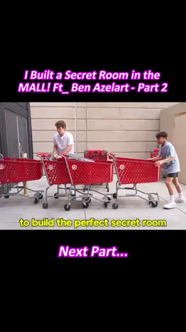 I Built a Secret Room in the MALL! Ft_ Ben Azelart - Part 2 #theroyaltyfamily  #theroyaltyfamilyfanpag  #fyp  #trending  #Vlog  #BenAzelart