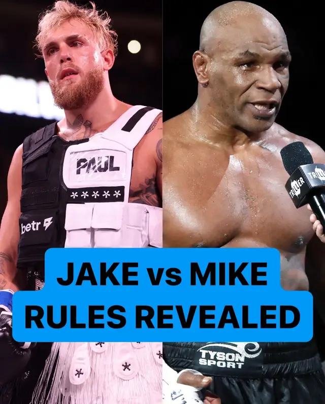 The rules for Jake v Mike just dropped 👀 Who yall got? 🤔 #jakepaul #miketyson #boxing