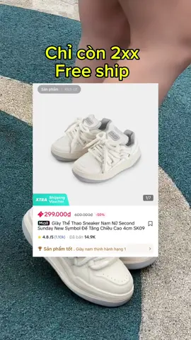 Deal giày shock hốt lẹ ae ơi, nhớ áp dụng voucher được giá 2xx thì mua nha ae #xuhuong #fashion #viral #sneakers #giaychinhhang #giaythethao #trending #giaysneaker #localbrand #giay #thoitrang #review #giaydep #vtvcab #secondsunday 