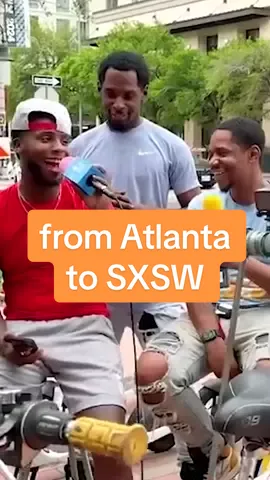 from Atlanta to SXSW. full interview on our very fun new full episode out now on YT and podcast apps. #atlanta #atl #music #podcast 