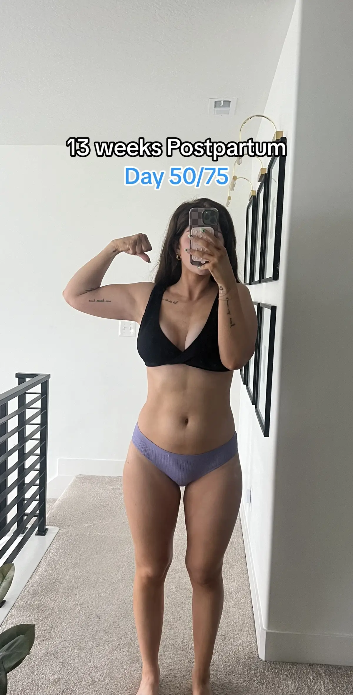 Never intended to post the first pic but i know it will help someone💪🏼👏🏻 #75hard #75hardresults #andyfrisella #weightloss #postpartumbody #postpartumjourney #postpartumrecovery #dothework #duespaid 