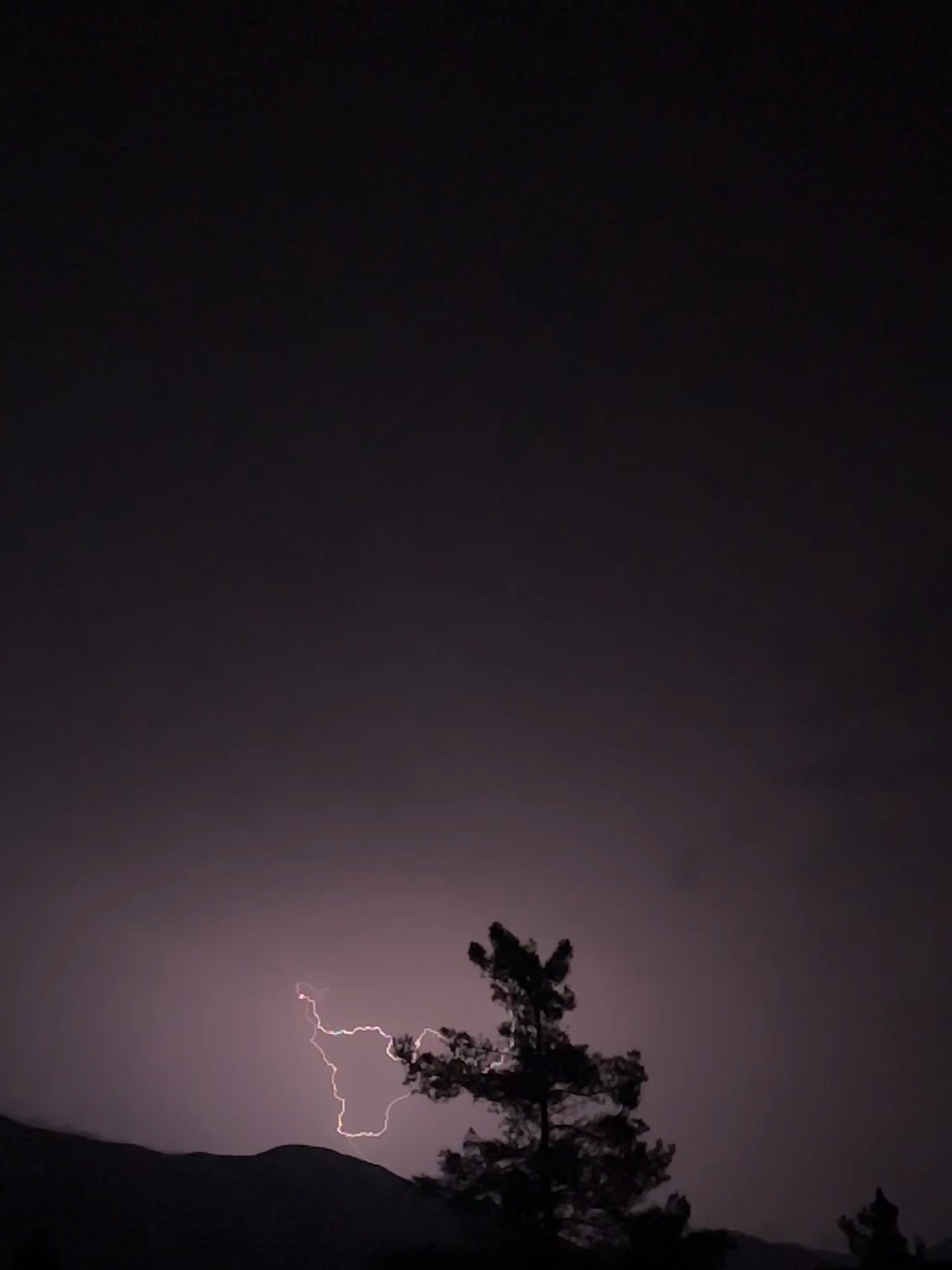 Beautiful lightning (Aasmaani Bijli) recorded in slow motion at night. #lightning #slow #motion #night #nighttime #sibi #foryou 