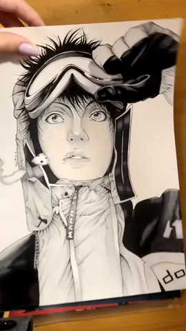 No edit but better quality of this drawing #theclimber #mori #moribuntarou #buntaroumori #ascension #theclimbermanga #manga #mangaart #mangadrawing #drawing #markers #copic #blackandwhite #fyp #foryou #pourtoi 