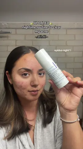 night time skincare routine epiduo x alternative medicine night 1!!! So excited to start this new phase #acne 