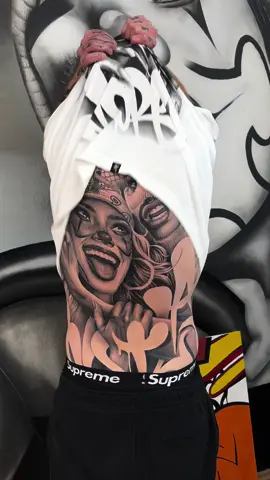 Thanks to Kindamo & Posco 🔥🖤 #tattoo #tattoos #ink #blackandgreytattoo #chicanotattoo #chicanostyle #art #tattooartist #fyp #fypシ #foryou #foryoupage 