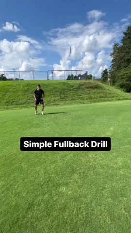 Simple crossing drill for fullbacks to improve their 1v1 ability, and crossing. #footballtraining 