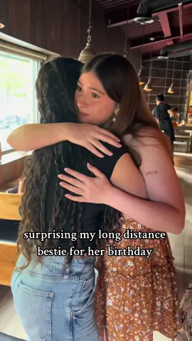 BEST SURPRISE EVER. happy birthday Briana. i love you so much ♾️ #surprise #longdistancefriendship #bestfriend #soulmate #CapCut #sisters @brianasoraya 
