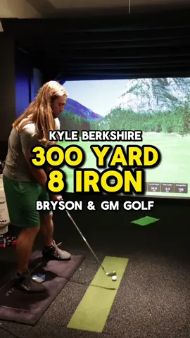 How far you hitting your 8 iron? @Garrett Clark @Colin Ross @Bryson DeChambeau @TheKyleBerkshire #fyp #golf #golftiktok #longdrive #power #kyleberkshire #brysondechambeau 