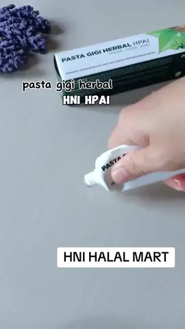 Untuk Gigi sensitif dan membersihkan karang gigi secara mudah#pastagigiherbalhni #hniindonesiabanget #halalmart_hni 
