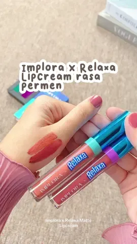 Kolaborasi yang oke banget sihhhh ini #imploraxrelaxa #imploracosmetics #ombrelips 