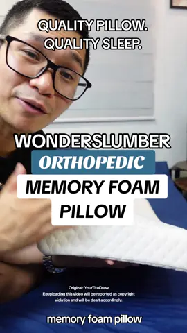 SIGN TO INVEST IN A MEMORY FOAM ORTHOPEDIC PILLOW - HIGH QUALITY - WONDERSLUMBER #memoryfoampillow #orthopedicpillow #wonderslumber #sleepingtips 
