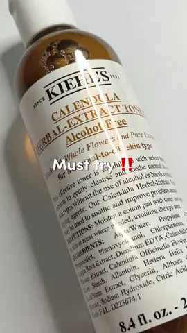 Road to glass skin with @Kiehl’s Malaysia ✨ #mykiehls #calendulatoner #skincarereview #recommendation #recomendationskincare #calendulaherbalextracttoner 