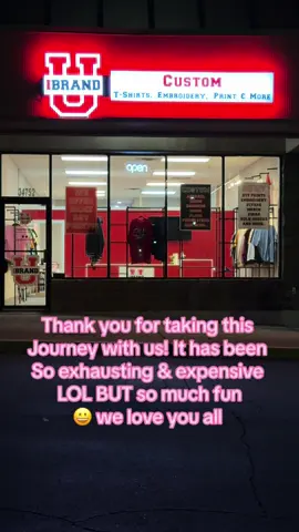 The Last Opening a Retail Store Part 14!!! Getting our sign🪧 #ibrandu #SmallBusiness #fyp #printshop #newstore #supportsmallbusiness 