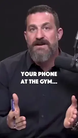 Do you use your phone in the gym? Does it hold you back? #andrewhuberman #gym #Fitness #podcast #podcastclips 