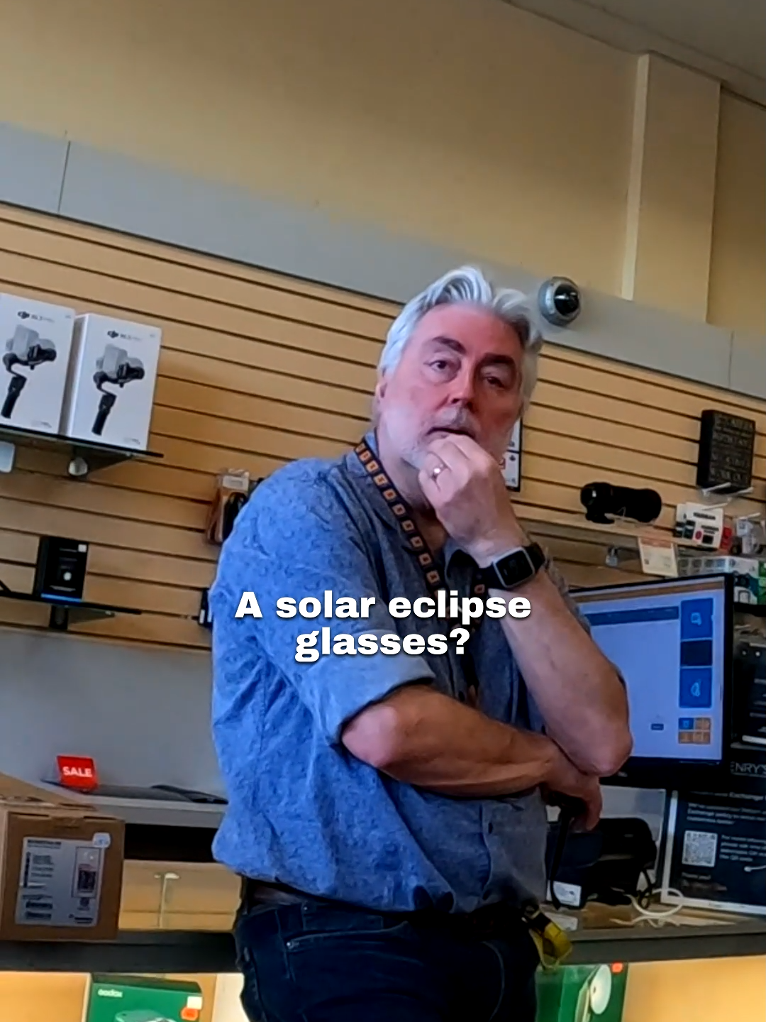 I tried to buy solar eclipse glasses and THIS happened 🥺❤️ #kindness #customerservice