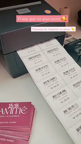 bastidores que eu amo uso a etiquetadora Elgin L42 DT #etiquetar  #bastidores #lojafisica  #organização 