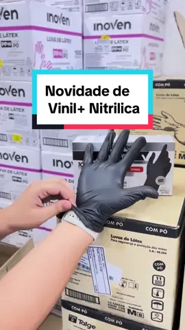 Luva de vinil+ Nitrilo Black