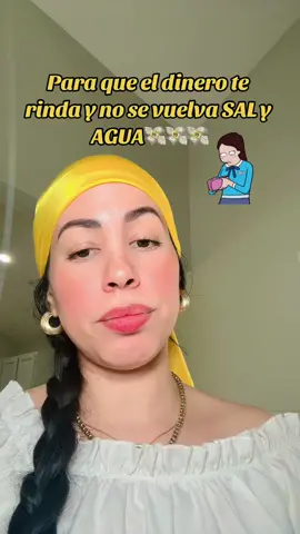 Ritual que debes hacer con frecuencia para que el dinero te rinda. Te dure. No se haga sal y agua.#gitanablanca55 #tarotreading #ritualesmagicos #abundancia #dinero #espiritualidad #gracias #ayuda #lomejordelomejor 