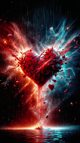 I made this beautiful AI broken heart art for my series of live wallpapers represents heart touching feelings. Image created with #dalle3  Animated with #motionleap  My original AI music. Hope you like it ☺️❤️ #aiart #aimusic #brokenheart #livewallpaper 
