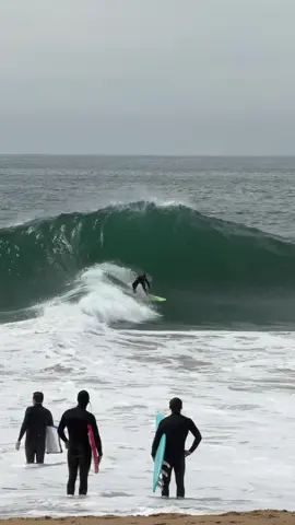 Surfing the wedge in newport beach #fyp #foryou #waves #surf #surfing #surftok #bigwaves #swell #insane #shorebreak #surfboard  