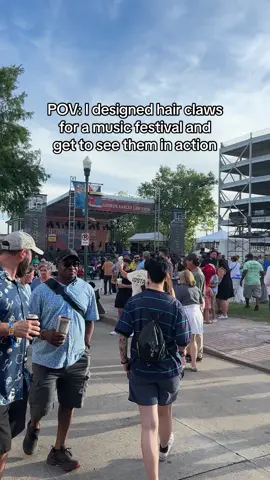 Thank you Festival International for this opportunity! @FestivalInternational #hairclaws #musicfestival #merch #accessories 