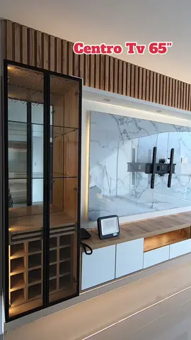Centro Tv 65” a medida , Cotizaciones al Dm  #melamina #mueblesamedida #diseñodeinteriores #diseñodeinteriores #hogar #centrodeentretenimiento #mueblespersonalizados #livingroom #lima 