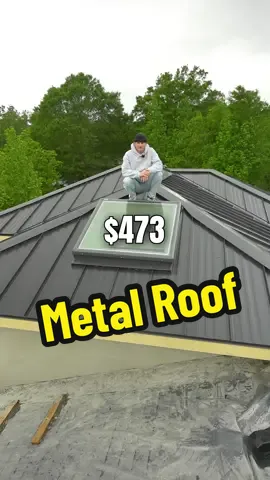 Metal roof on my dream home build.  #dreamhomebuild #customhomebuild #customhouse #realestateinvesting #realestate #homebuilding #ownerbuilder #entrepreneur #construction #howtobuildahouse #buildahouse #homebuilder #costtobuildahouse #building #buildingcost #shingleroof #roofer #roofingcompany #metalroof 