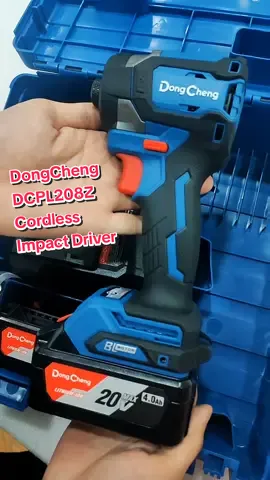 Dongcheng DCPL208Z 20V Cordless Brushless Impact Driver 2024 New model, suitable for screwing & drilling (wood & metal) work. #dongcheng #construction #powertools #impact #screw 