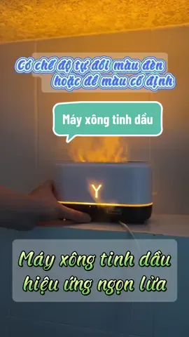 Máy xông tinh dầu hình ngọn lửa #xuhuong #mayxongtinhdau #giadungtienich #muataitiktok #decor 