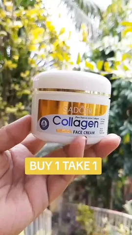 Sadoer Collagen face cream, Whitening cream, Buy 1 take 1 collagen, trending collagen, tiktok trending #tiktokviralvideo  #viralvideo  #trinding  #foryoupage  #COD  #fyppppppppppppppppppppppp #affordable 