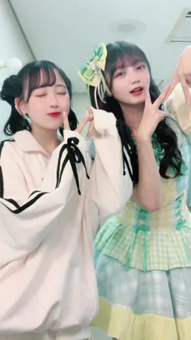 まつかれちゃんと♡ダブルかれんだよー！@松本かれん（ FRUITS ZIPPER ） #松本かれん ちゃん#NEWKAWAII 