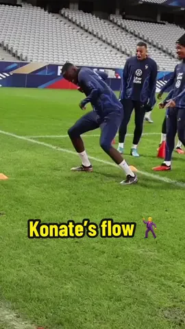 Don’t copy my flow 🕺 #Konate #EquipeDeFrance #dance  