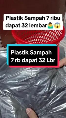 Plastik Sampah Ekonomis 7 ribu dapat 32 lembar❗ #plastik #plastiksampah #kantong #ekonomis 
