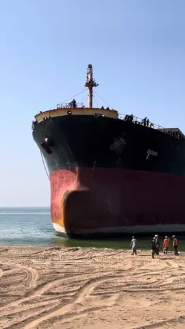 mv Dong beaching for breaking and disposal 🧐 #ship #vessel #breaking #shipbreaking #yard #beaching #spotting 