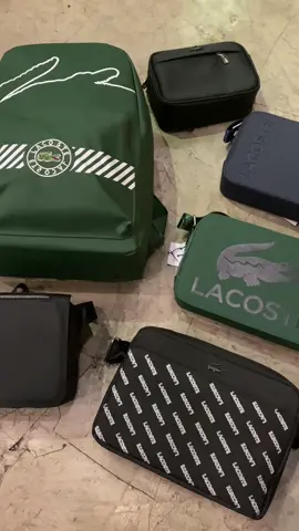 LAC0STE BAG 🐊  #butikfashionistakb #menfashion #streetwear #tshirt2024 #slingbag 