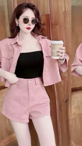 Sét kaki 3 món mix quần đùi sang chảnh cho nàng diện đi chơi với anh yêu nè #miumiushop 