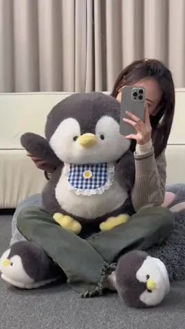 Chim cánh cụt gấu nhồi bông quà tặng người yêu bạn gái #xuhuong #viral #gaubong #chimcanhcut🐧❄️ 