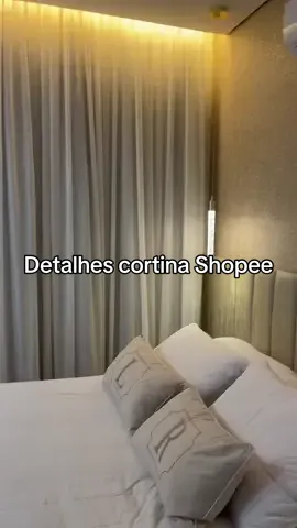 Detalhes da famosa cortina de linho 🫶🏻