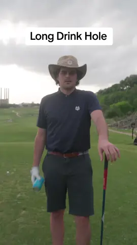 Longest hole on the course with the longest club in the bag!  #daltoosh #tooshteesoff #longdrink 